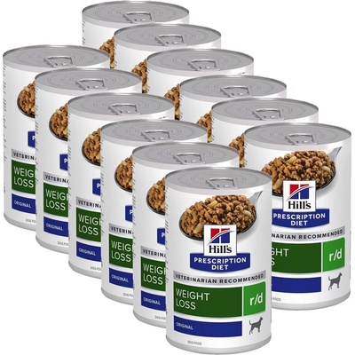 Hill's Hill s Prescription Diet r/d Контрол на теглото консерви за кучета 12 x 350 г