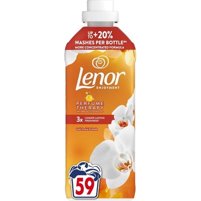 Lenor GoldOrchid Помощ за изплакване на текстил 59 измивания 1239ml (8700216724081)