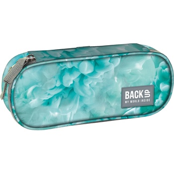 Image 1 of BackUP Овален ученически несесер BackUp A - Mint Explosion, 1 цип (88393)