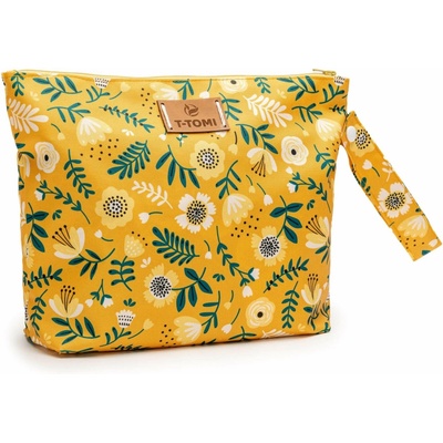 T-tomi Cestovní taštička Big Baggie Mustard flowers