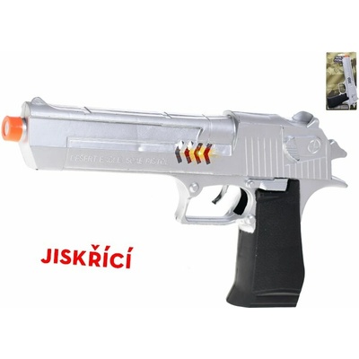 Mikro trading Pistole 26 cm jiskřící na setrvačník