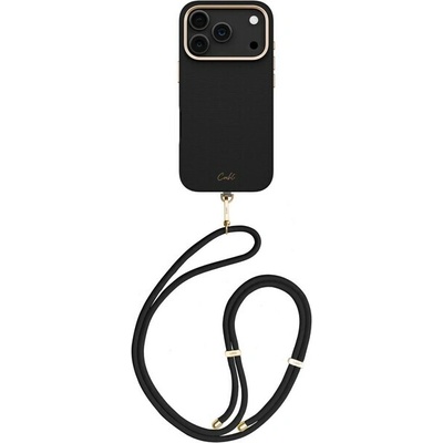 UNIQ Coehl Mirelle MagSafe kryt s pútkom iPhone 17 Pro Ebony