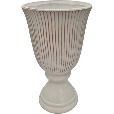 Váza biela keramik v35/pr.19cm