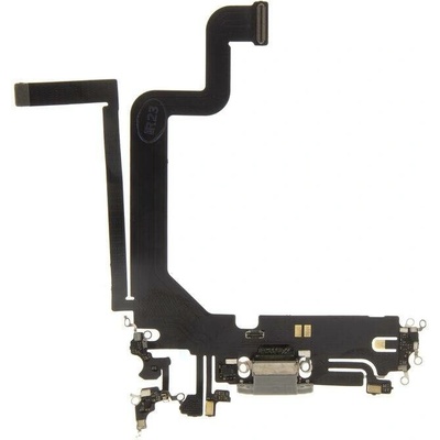 Flex kabel Apple iPhone 14 PRO MAX nabíjecí konektor + mikrofon stříbrný