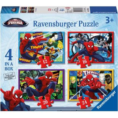 Ravensburger - Puzzle 4v1 Spiderman II - 1 - 39 piese