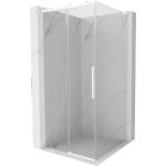 Mexen Rox L плъзгаща се душ кабина 90 x 90 см, прозрачна, бяла - 8C2L-090-090-20-00 (8C2L-090-090-20-00)