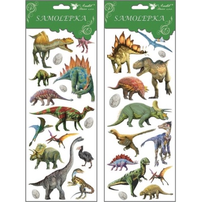 SAMOLEPKY DINOSAUŘI 34 5 x 12 5 cm