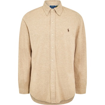Ralph Lauren Риза Polo Ralph Lauren Men's Slim Fit Button-Down Plain Shirt - Tuscan Beige