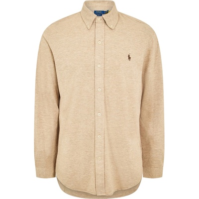 Ralph Lauren Риза Polo Ralph Lauren Men's Slim Fit Button-Down Plain Shirt - Tuscan Beige