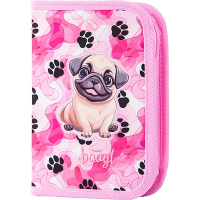 Baagl Училищен едноетажен несесер Лапи BAAGL | Rozov | Момичешки | ЕДИН РАЗМЕР