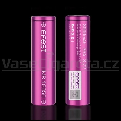 Efest Baterie IMR 18650 35A 2ks 3000mAh