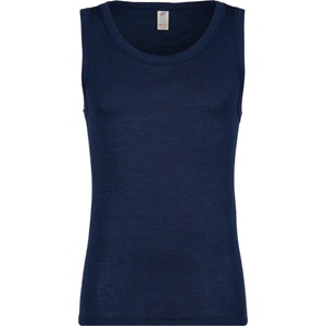 Engel Мъжко копринено термобельо Engel Tank Top Merino base layer - Marine - размер 50/52 (EU) (014-0743-0412)