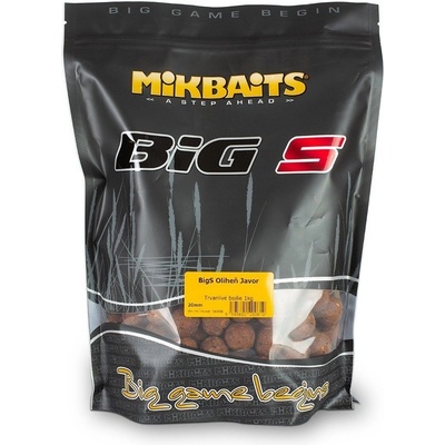 Mikbaits Boilies BigS Oliheň Javor 10kg 24mm