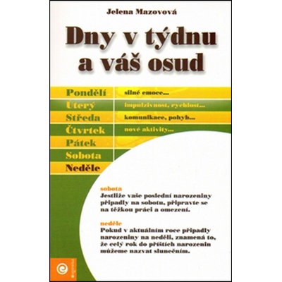 Dny v týdnu a váš osud Jelena Mazovová