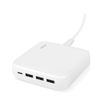 Ttec Зарядна станция ttec SmartCharger Duo GAN PD 65W Fast Travel Charger USB-C + USB-C - Бял