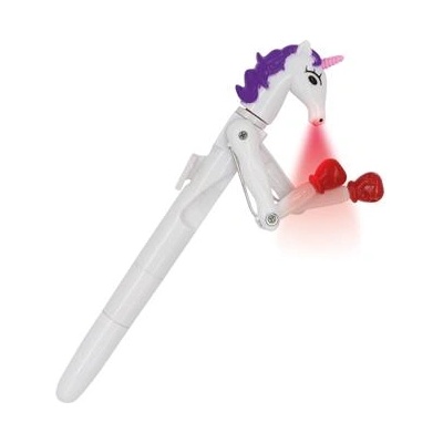 WEDO Химикалка еднорог, 1 мм, LED светлина, WEDO "Lucky Punch", синя 2522299 (2522299)