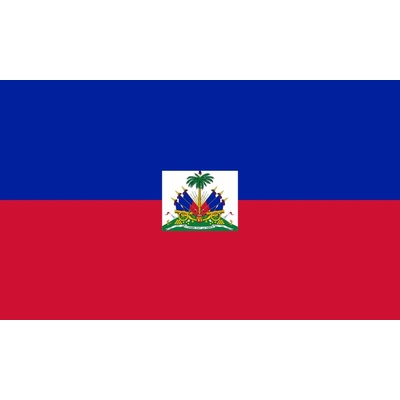 Haiti vlajka - 30 x 45 cm - tunel, karabina