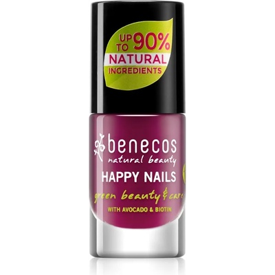 Benecos Happy Nails подхранващ лак за нокти цвят Wild Orchid 5ml