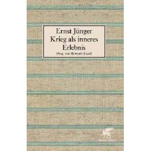 Krieg als inneres Erlebnis (ISBN: 9783608961010)