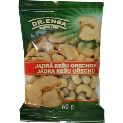 DrEnsa Kešu NATURAL 60g (Kartonové balení : 20 ks)