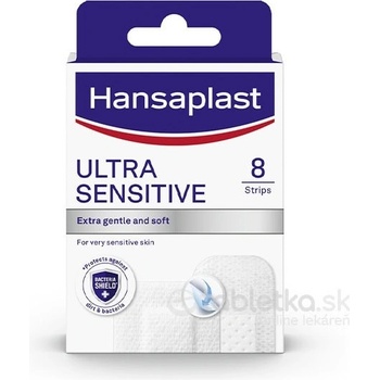 Hansaplast SILICONE SOFT ULTRA SENSITIVE náplasť 8 ks
