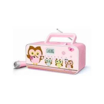 Muse M-29KP Pink/Image, 30 W, Portable radio CD/MP3 player with USB,