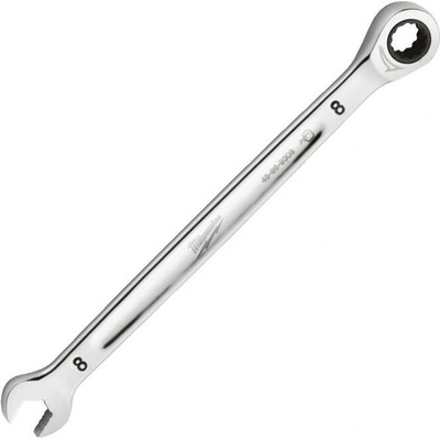 Milwaukee Ráčnový očkoplochý klíč 8 mm 4932471501