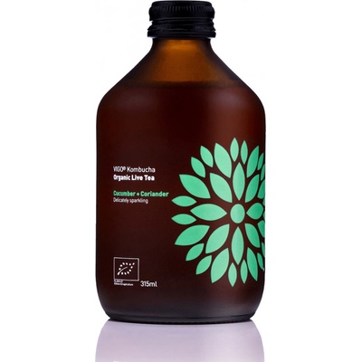 Natu Kombucha bio probiotický nápoj Cucumber & Coriander 315 ml