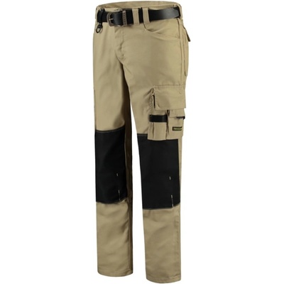 Malfini pracovné nohavice unisex Cordura Canvas Work Pants T61 khaki