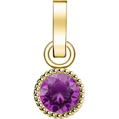 Rosefield висулка златен цвят Birthstone февруари цвят Rosefield | Lilav | ЖЕНИ | ЕДИН РАЗМЕР