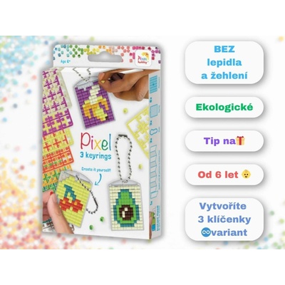 PixelHOBBY Medailon set ovoce