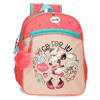 Юношеска раница Disney Minnie Lovin Life 33 cm Junior Backpack - Pink (Multicolor)