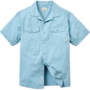 Passenger Мъжка риза с копчета Passenger Acreage Organic Cotton Shirt - Faded Denim - размер XL (033-3110-0114)