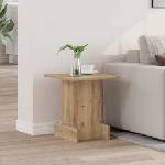 vidaXL Крайна масичка Дъб 35, 5 x 35 x 40 см Инженерна дървесина (891215)