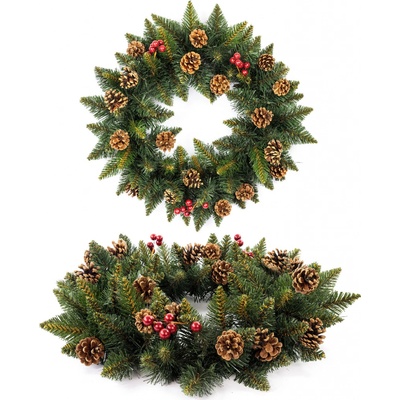 TRENDIE Vánoční věnec PREMIUM s jeřabinou 40 cm – Zboží Dáma TRENDIE Vánoční věnec PREMIUM s jeřabinou 40 cm – Zboží Dáma