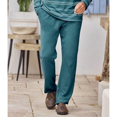 Atlas For Men pyžamo s výstrihom na gombíky modrá