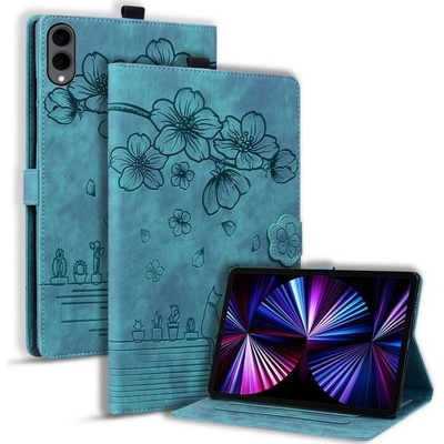 Vsetkonamobil 152032 ART BLOSSOM Zaklápacie puzdro pre Samsung Galaxy Tab S12+ zelené