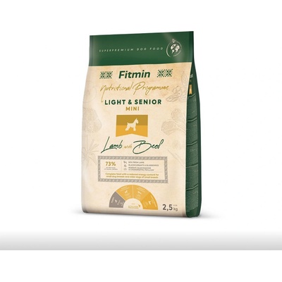 Fitmin Dog Mini Light Senior Lamb & Beef 2,5 kg
