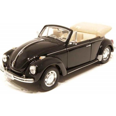 Welly VW Beetle old Convertible Černý 1:24