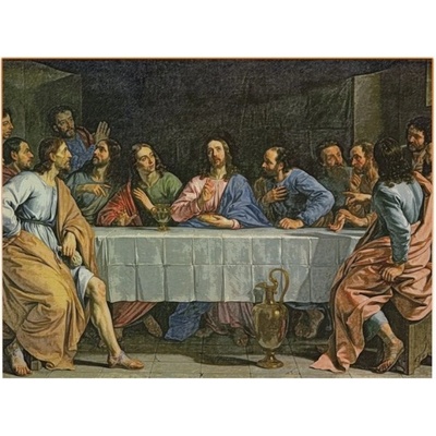 Malování podle čísel PASTELKAMI Poslední večeře