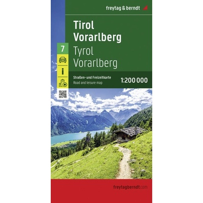 Freytag&Berndt Tirolsko, Vorarlbersko 1: 200 000