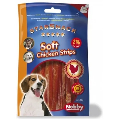 NOBBY Лакомство StarSnack SOFT CHICKEN STRIPS 70 гр 70011