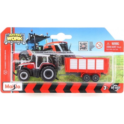 Massey Ferguson 8s.265 Tractor s přívěsem 2020 Maisto 1:64