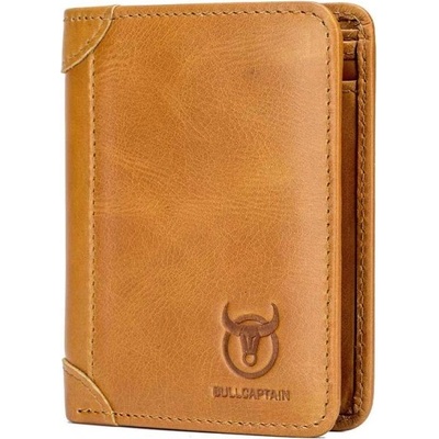 Bullcaptain elegantní kožená peněženka Gerold Camel BULLCAPTAIN QB031Vs1