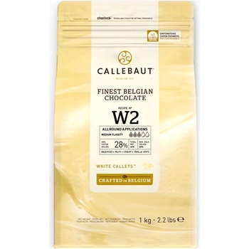 Callebaut Čokoláda W2 bielá 28% 1kg