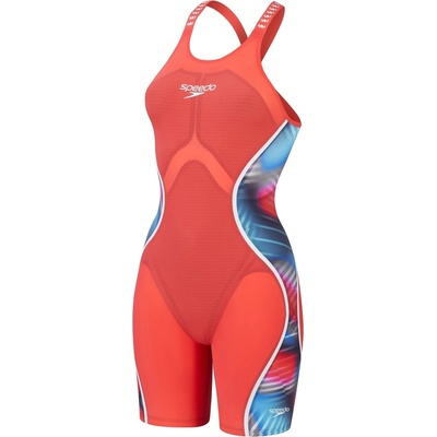 Speedo Бански костюм Speedo Women's Lzr Intent Race Swimsuit - Red/Blue