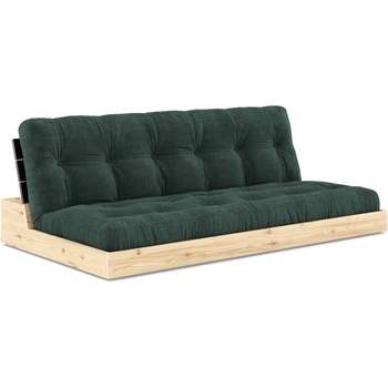 Karup Design Тъмнозелен разтегателен диван от велур 196 cm Base - Karup Design (137402512)