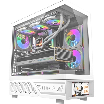 darkFlash DS950V White + 6 fans