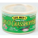 Zoo Med Laboratories Inc Zoo Med Can’O Grasshoppers - консервирани тревни скакалци без крила 35 гр. (20 бр XL) - подходящи за влечуги, птици и риболов