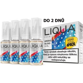 Ritchy Liqua Elements 4Pack American Blend 4 x 10 ml 6 mg